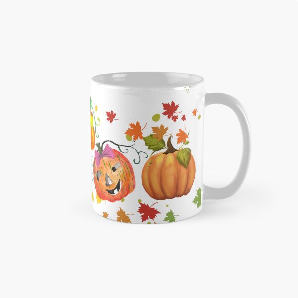 Item preview, Autumn Equinox - Happy Pumpkins Dancing Through Fall Leaves designed and sold by ttsayt1earth.