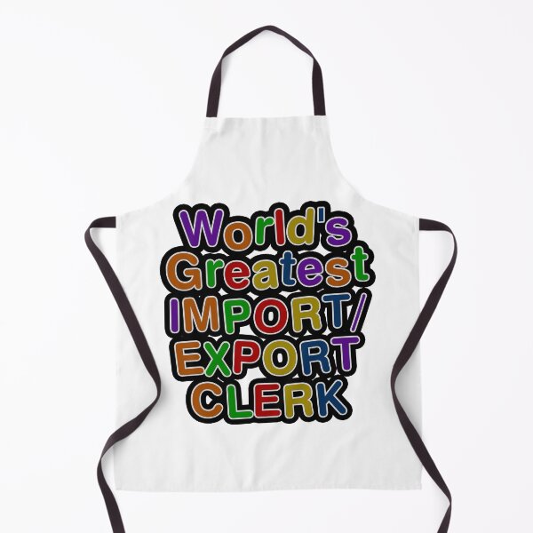 Item preview, World's Greatest IMPORT/ EXPORT CLERK designed and sold by AmyHNJ.