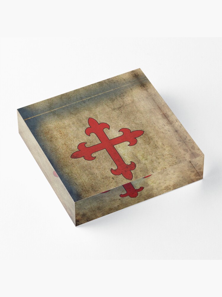Alternate view of Crusader Cross Acrylic Block