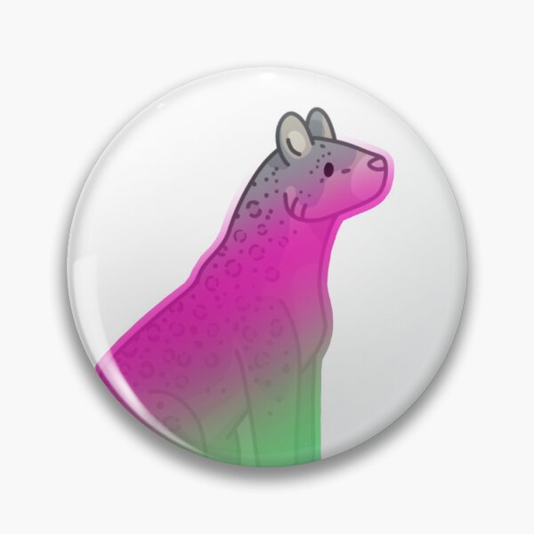 Item preview, Polysexual Snow leopard sticker  designed and sold by UndyingLoveArt.