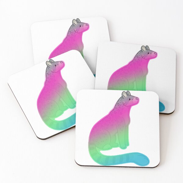 Item preview, Polysexual Snow leopard sticker  designed and sold by UndyingLoveArt.
