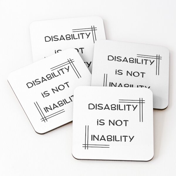 Item preview, Disability Is Not Inability T-shirt designed and sold by Nerdygirlteez.