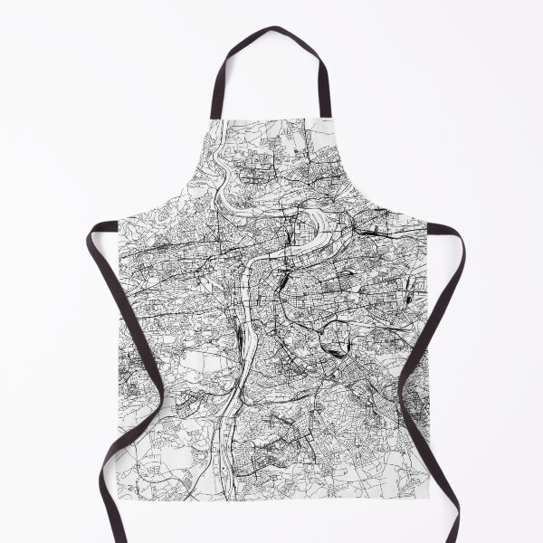 Item preview, Prague White Map designed and sold by multiplicitymap.