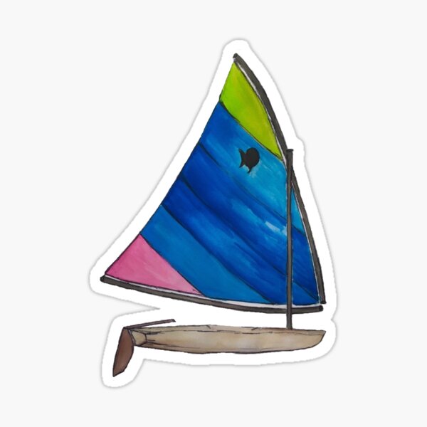 Sunfish Sailboat Sticker