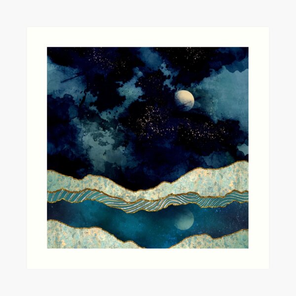 Indigo Sky Art Print