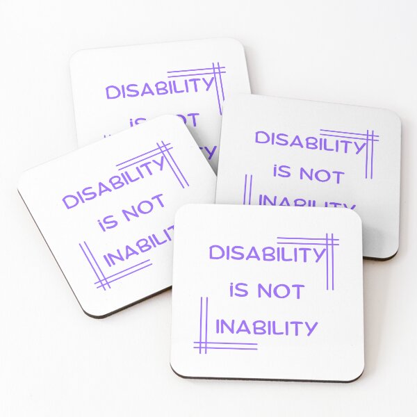 Item preview, Disability Is Not Inability T-shirt designed and sold by Nerdygirlteez.