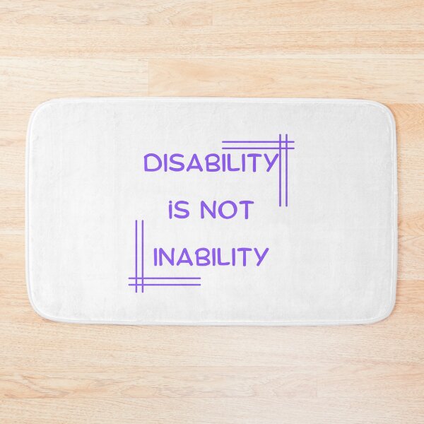 Item preview, Disability Is Not Inability T-shirt designed and sold by Nerdygirlteez.