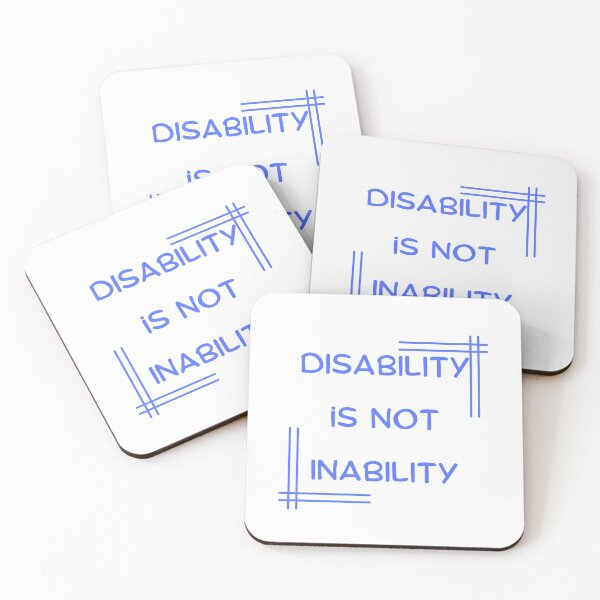 Item preview, Disability Is Not Inability T-shirt designed and sold by Nerdygirlteez.