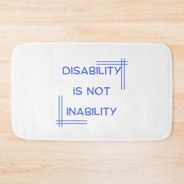 Item preview, Disability Is Not Inability T-shirt designed and sold by Nerdygirlteez.
