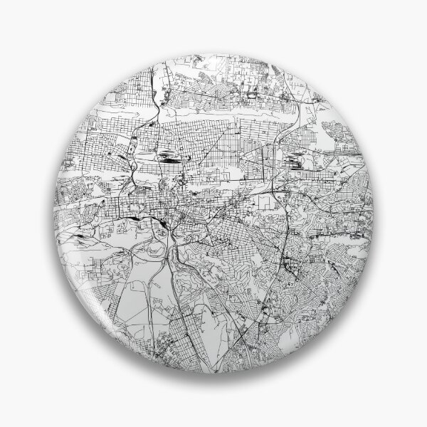 Item preview, Pretoria Blanco Mapa designed and sold by multiplicitymap.