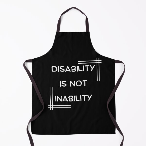 Item preview, Disability Is Not Inability T-shirt designed and sold by Nerdygirlteez.