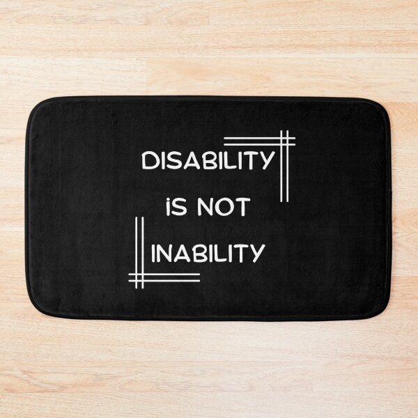 Item preview, Disability Is Not Inability T-shirt designed and sold by Nerdygirlteez.