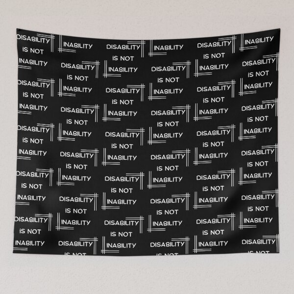 Item preview, Disability Is Not Inability T-shirt designed and sold by Nerdygirlteez.