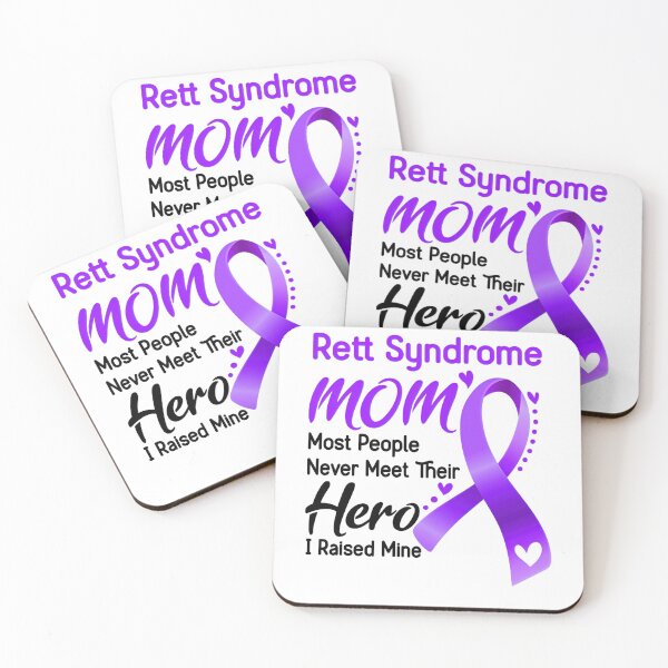 Item preview, Rett Syndrome Awareness Rett Syndrome Mom Most People Never Meet Their Hero I Raised Mine designed and sold by TerrellOneal.
