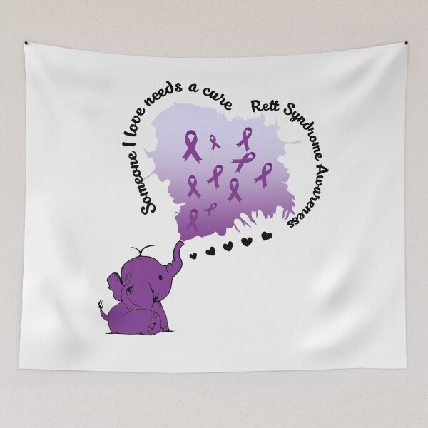 Item preview, Rett Syndrome Awareness Someone I Love Needs A Cure Rett Syndrome Awareness designed and sold by TerrellOneal.