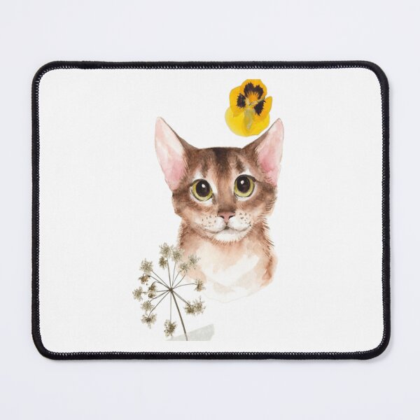 Item preview, Nice cat with flowers innocent designed and sold by Alfateh Sidig.