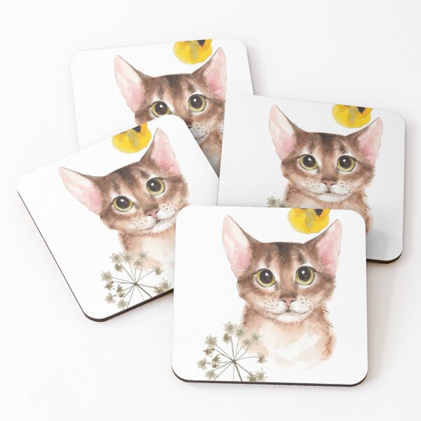 Item preview, Nice cat with flowers innocent designed and sold by Alfateh Sidig.