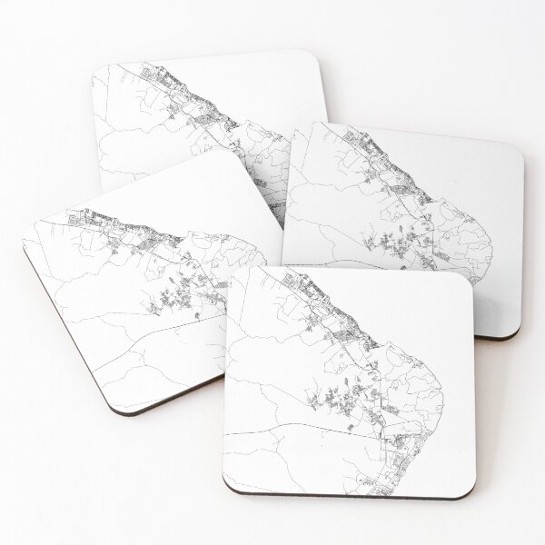 Item preview, Punta Cana White Map designed and sold by multiplicitymap.