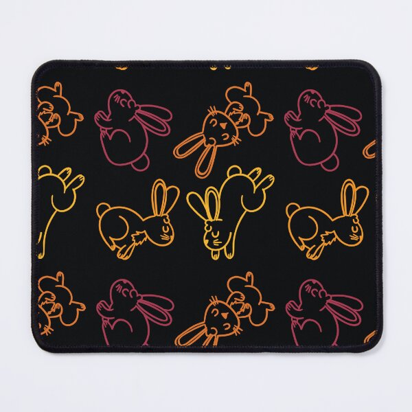 Item preview, Cute rabbit shameless pattern designed and sold by DMJPRINT.
