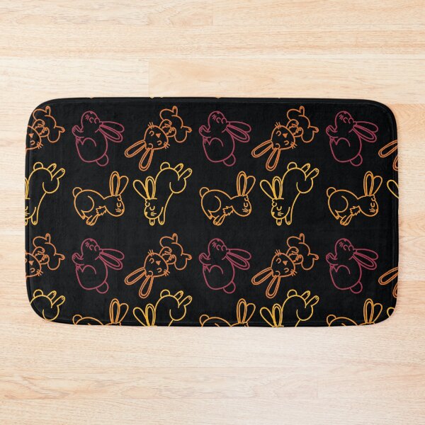 Item preview, Cute rabbit shameless pattern designed and sold by DMJPRINT.