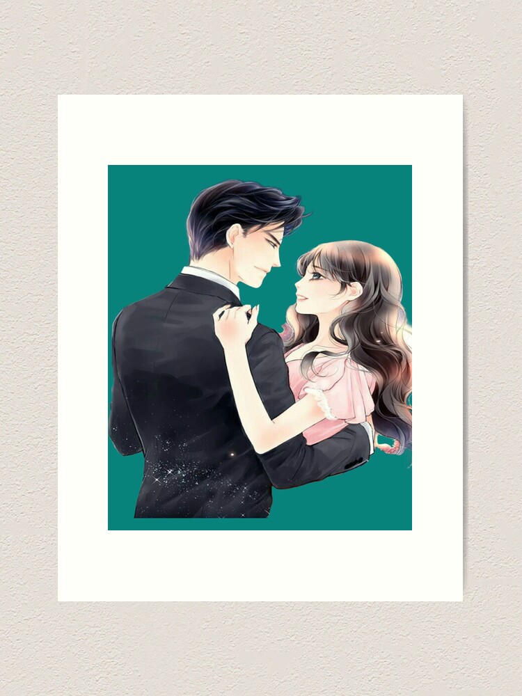 バブル bubble anime love manga | Art Board Print