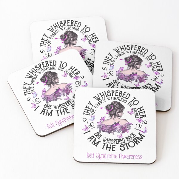 Item preview, Rett Syndrome Awareness Women She Whispered I Am The Storm Rett Syndrome Awareness designed and sold by TerrellOneal.