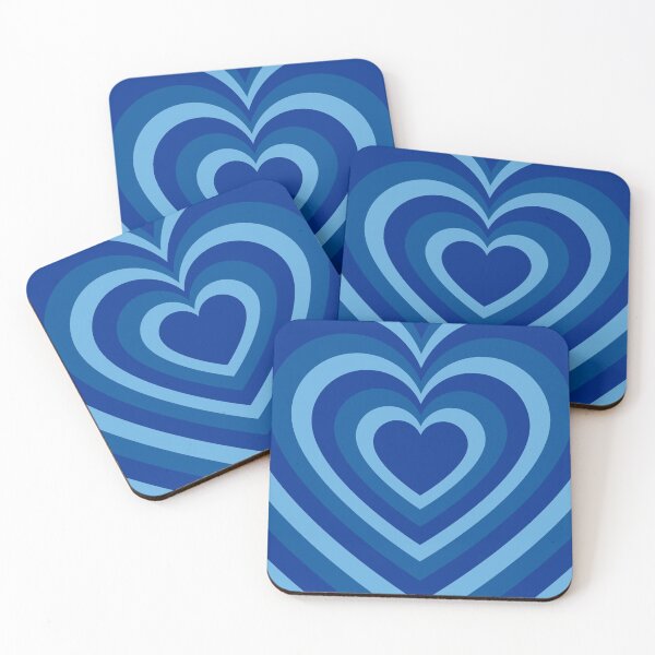 Item preview, Ocean Blue Growing Heart Pattern designed and sold by ZhetWai.