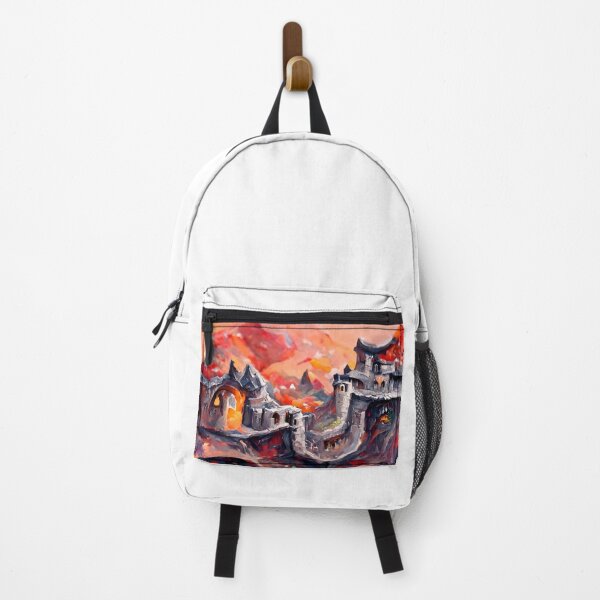 Item preview, Fortress of Dyestar Starcrag | Fantasy House Artwork | Medieval Castle Artwork | Fantasy Landscape Design designed and sold by AyfuDesigns.