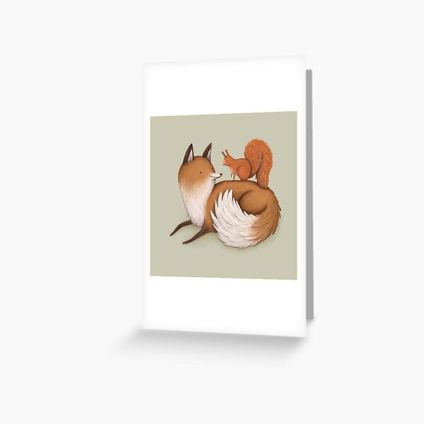 Item preview, Fox & Squirrel designed and sold by SophieCorrigan.
