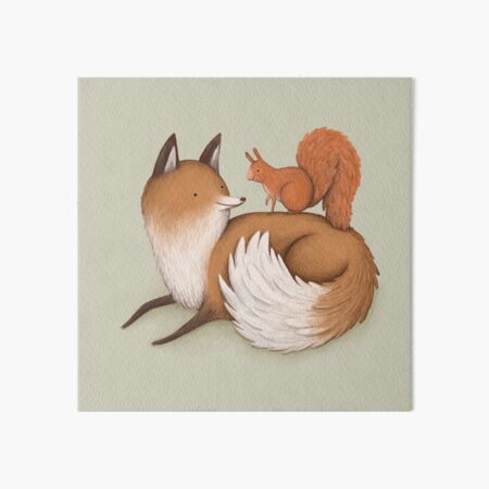Item preview, Fox & Squirrel designed and sold by SophieCorrigan.