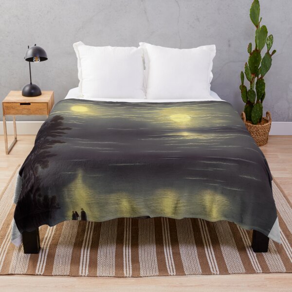 Item preview, Moonlit night on the lake designed and sold by Dicoart.