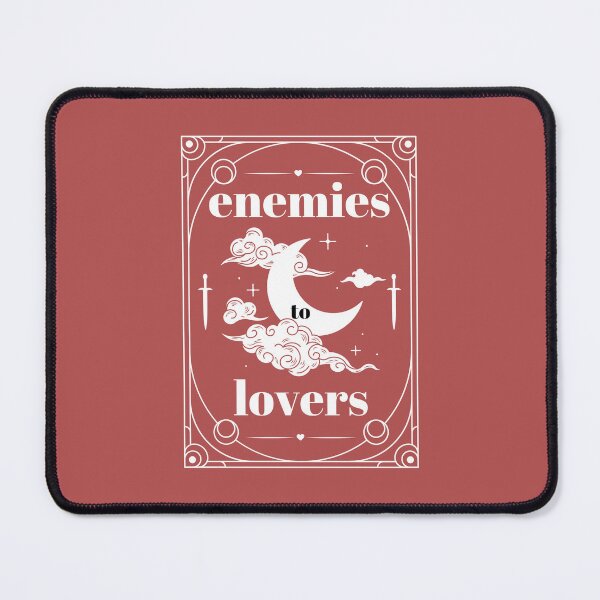 Item preview, Enemies to Lovers - Best Book Trope - Bookish - Tarot Card - Full White designed and sold by StickEmUpp.
