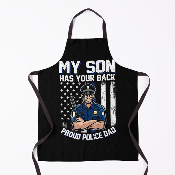 Item preview, My Son Has Your Back Proud Police Dad Father's Day designed and sold by gaciamingeo12.