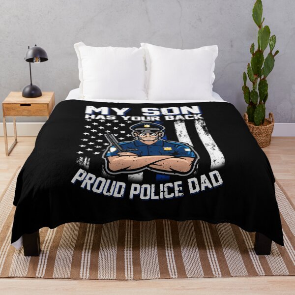 Item preview, My Son Has Your Back Proud Police Dad Father's Day designed and sold by gaciamingeo12.
