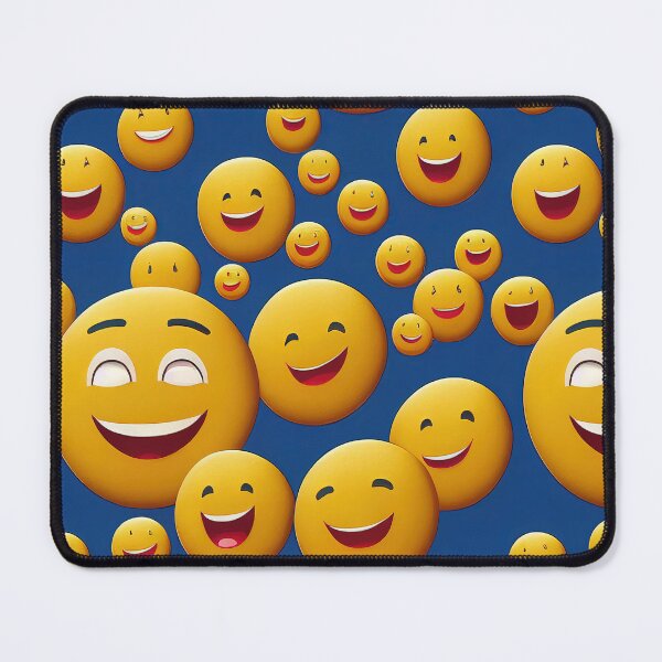 Item preview, Happy Emoji Pattern designed and sold by ThePurpleMelon.