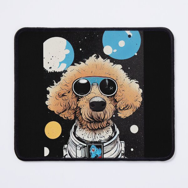 Item preview, Astronaut royal poodle portrait designed and sold by etherElric.