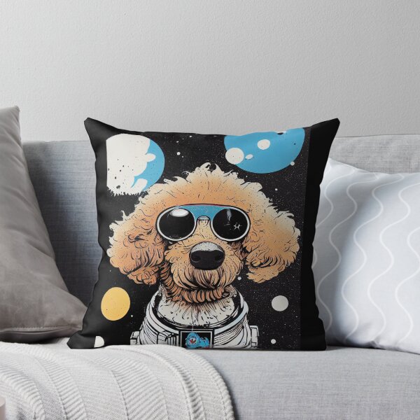 Item preview, Astronaut royal poodle portrait designed and sold by etherElric.