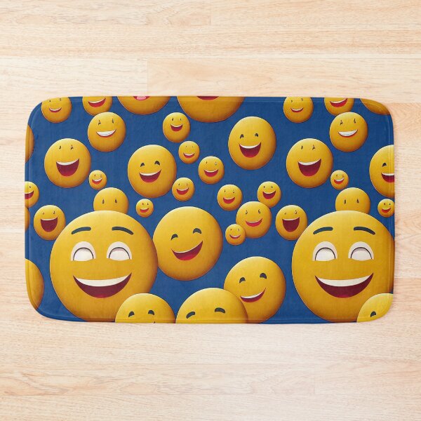 Item preview, Happy Emoji Pattern designed and sold by ThePurpleMelon.