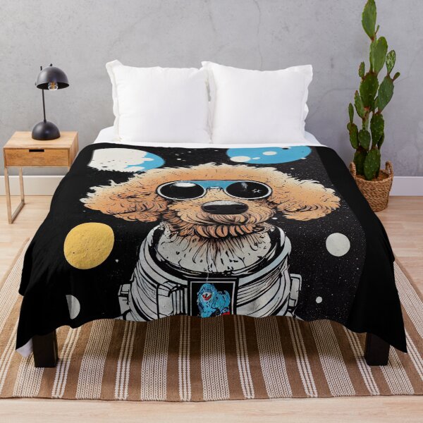 Item preview, Astronaut royal poodle portrait designed and sold by etherElric.