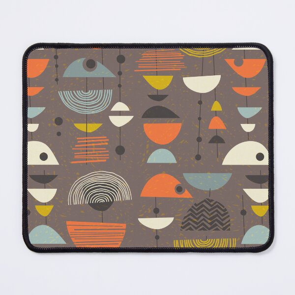 Item preview, MCM Brown, Red, Blue Pattern designed and sold by DKMurphy.