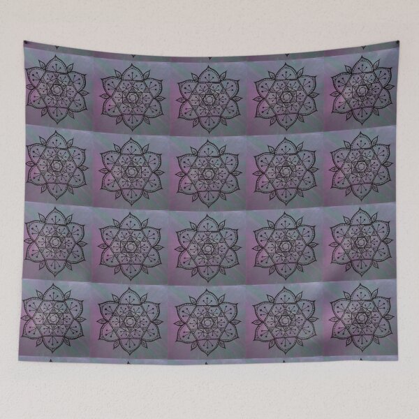 Item preview, YOU ARE PERFECT MANDALA ~ SACRED GEOMETRY FOR THE SOUL~ BLUE, PURPLE designed and sold by Ann Chatfield.