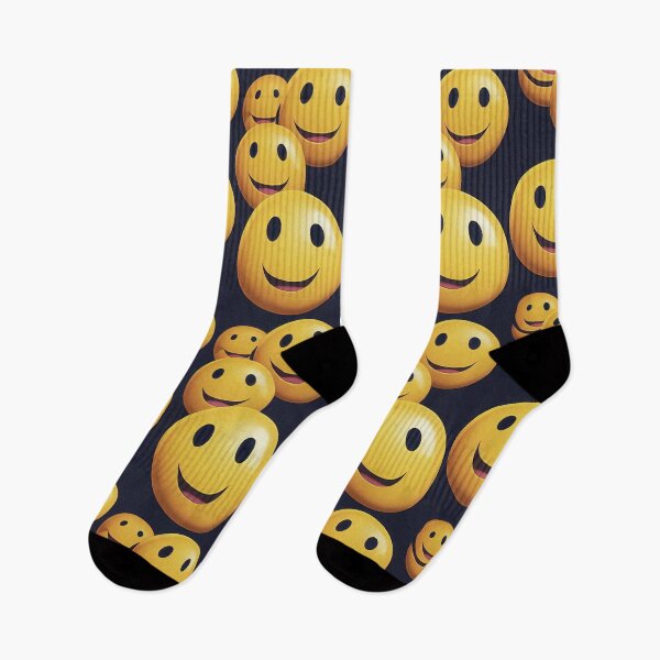Item preview, Happy Emoji Pattern designed and sold by ThePurpleMelon.