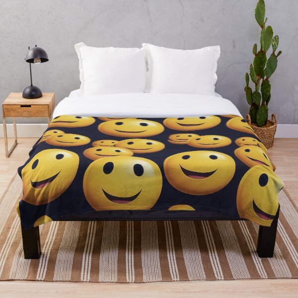 Item preview, Happy Emoji Pattern designed and sold by ThePurpleMelon.