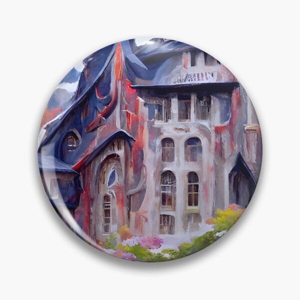 Item preview, House of Rutherbrook Ashtrack | Fantasy House Artwork | Medieval Castle Artwork | Fantasy Landscape Design designed and sold by AyfuDesigns.