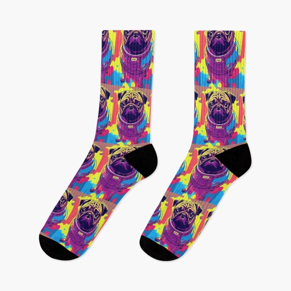 Item preview, Astronaut pug portrait designed and sold by etherElric.