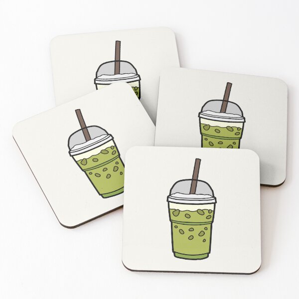 Item preview, iced boba green tea designed and sold by AprilCreations.