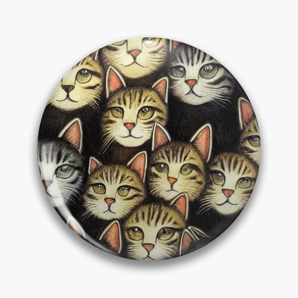 Artikelvorschau, Katze-Print-Muster entworfen und verkauft von ThePurpleMelon.