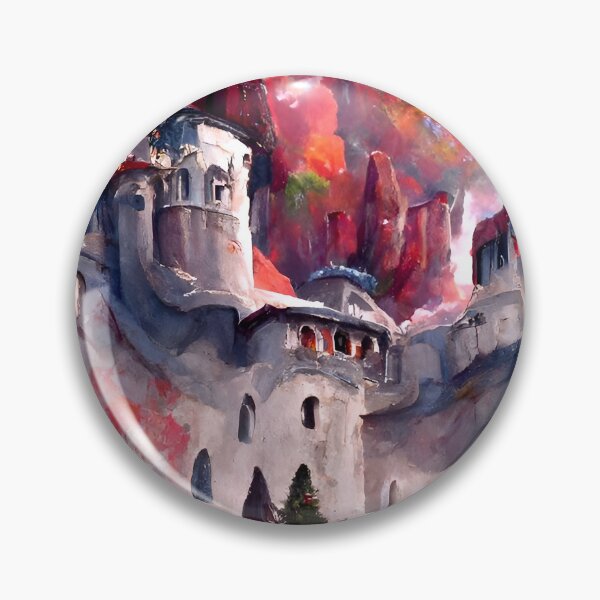 Item preview, House of Phailsta Chastel | Fantasy House Artwork | Medieval Castle Artwork | Fantasy Landscape Design designed and sold by AyfuDesigns.