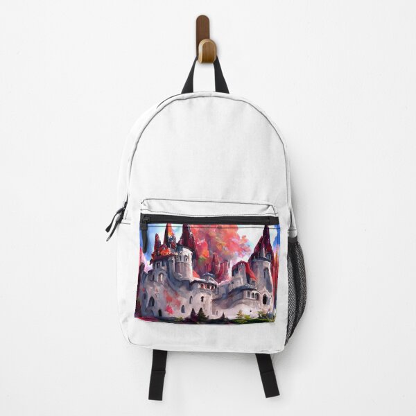 Item preview, House of Phailsta Chastel | Fantasy House Artwork | Medieval Castle Artwork | Fantasy Landscape Design designed and sold by AyfuDesigns.