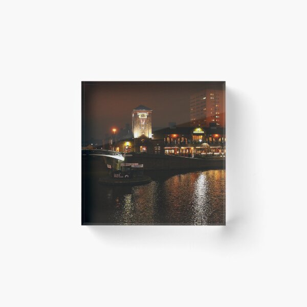 Item preview, Gas Street Basin at night designed and sold by Jo Lodge.